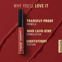 LAKMÉ Forever Matte Liquid Lip, 16hr Lipstick, Lightweight & transferproof - Pink Dust 5.6ml