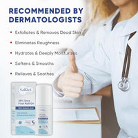 20% Urea Foot Cream Roll On With Salicylic Acid, Lactic Acid, Olive Oil | Foot Cream Moisturizer for Dry Cracked Feet | Repair and Moisturise Cracked Heels | Hydrates & Nourish Foot Care for Softens Skin | For Women & Men | (50ML * pack 2)