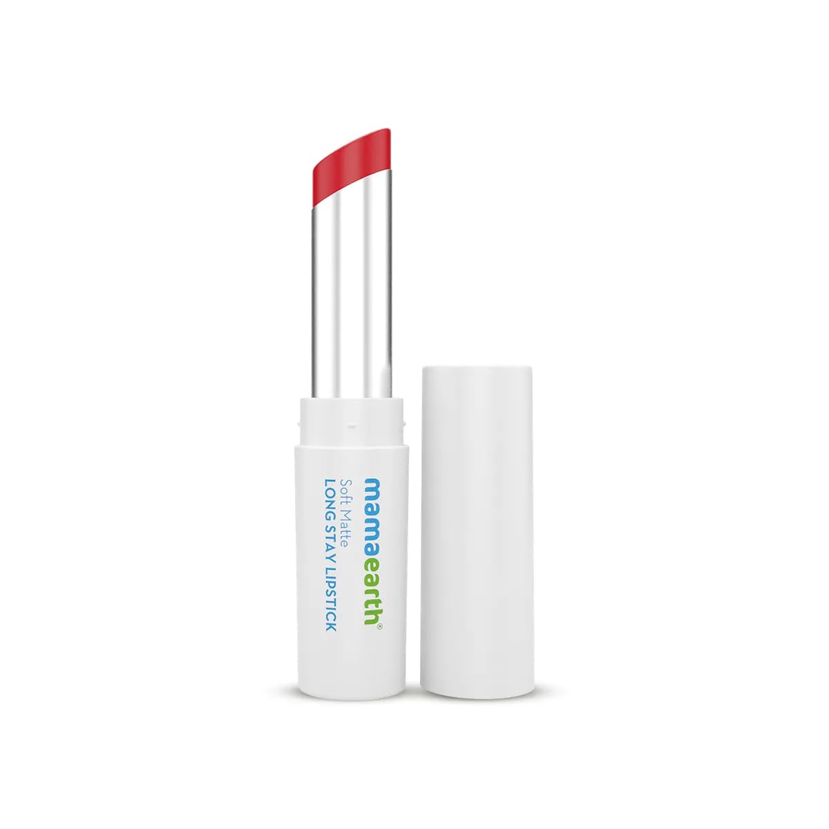 Mamaearth Soft Matte Long Stay Lipsticks with Jojoba Oil & Vitamin E for 12 Hour Long Stay - 07 Ruby Red - 3.5 g