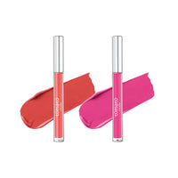 FLiCKA Tomato Liquid Matte Lipstick Transfer Proof, Smudge Proof, Non-Sticky, Creamy Lightweight Shade 7 & Shade 8 Combo