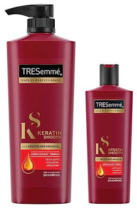 Tresemme Keratin Smooth Shampoo, 580Ml And Tresemme Keratin Smooth Shampoo, 185Ml