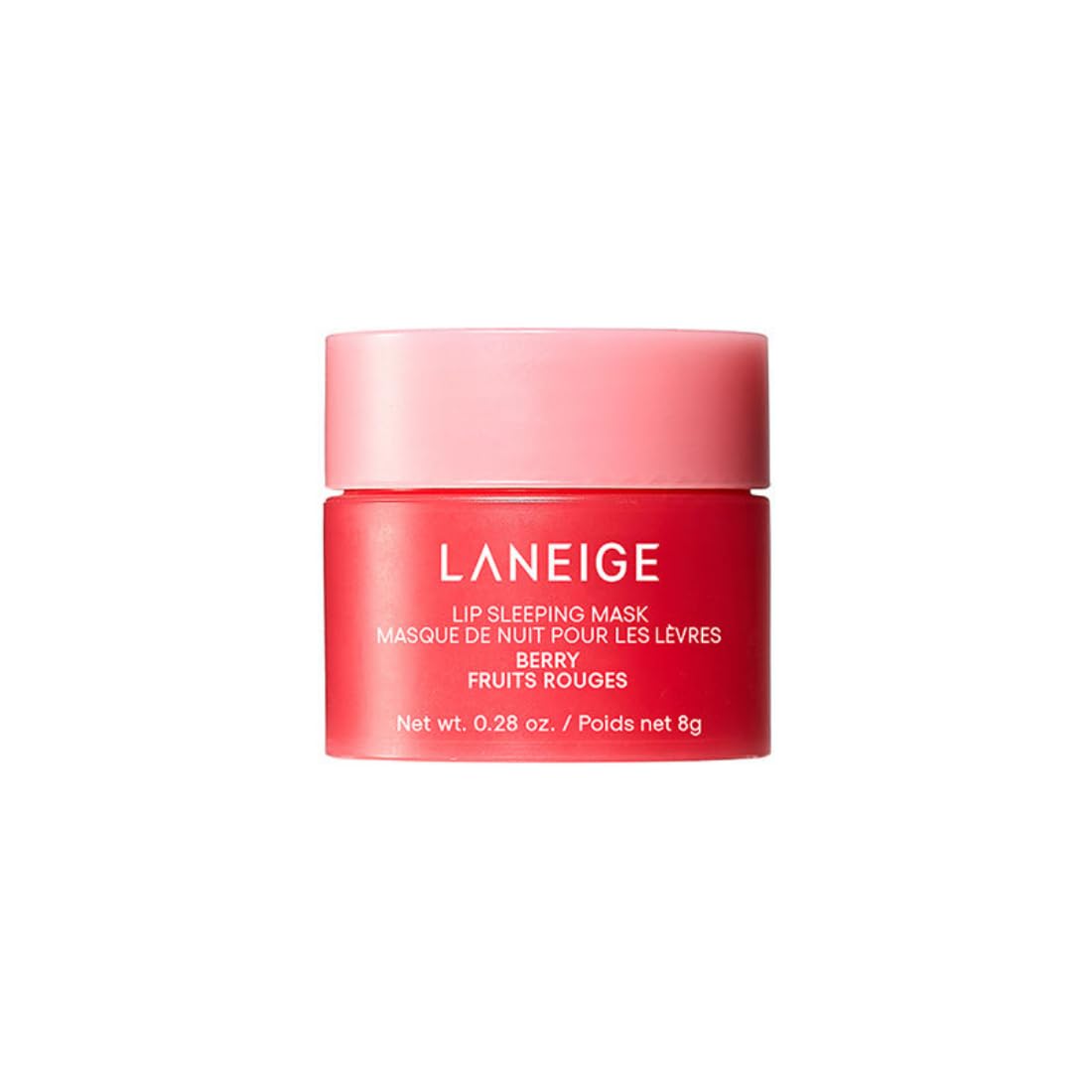 Laneige Lip Sleeping Mask | Moisturizing Lip Treatment with Vitamin C + Shea Butter for Soft Hydrated Lips | Overnight Repair | Lip Balm For Dry Chapped Lips| Lasting Hydration | Berry |8Gm