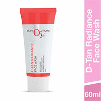 O3+ D-Tan Radiance Face Wash With Vitamin C Glowing Skin and Deep Cleanses and Unifies Skin Tone 60gm & O3+ Facialist Dtan Face Sheet Mask (30g) Combo