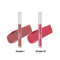 FLiCKA Tomato Liquid Matte Lipstick Transfer Proof, Smudge Proof, Non-Sticky, Creamy Lightweight, Shade 1 & Shade 10 Combo
