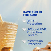 NIVEA Men & Women Sun Protect And Moisture 75Ml Spf 30 Advanced Sunscreen For Instant Protection For Normal Skin| Pa++ UVA - UVB Protection System| Water Resistant| Pack Of 1