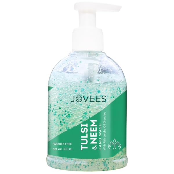 Jovees Herbal Tulsi & Neem Hand Wash With Rich Jojoba Oil Granuies 300 ml