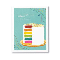 Compendium Positively Green 4-Pack of Birthday Cards - Birthday Delights Birthday - Birthday Delights