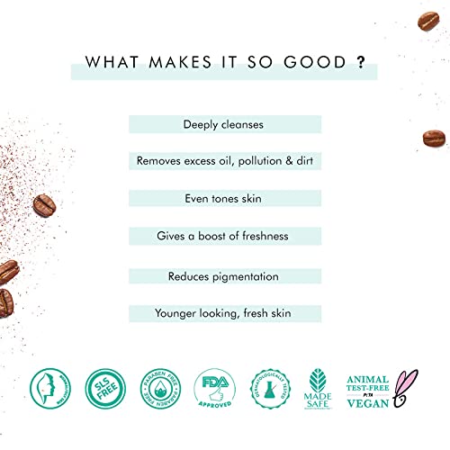 mCaffeine Tan Removal Face Wash Pack of 2-200ml | Face Wash Combo Pack Offer for Oily Skin & Normal Skin | Face Wash for Men & Women | Oil Control & Detan Cleanser Combo