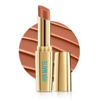 Lakmé 9to5 Lipstick, Hya Matte, with Hyaluronic Acid for hydrated lips, Team Toffee 3.6gm