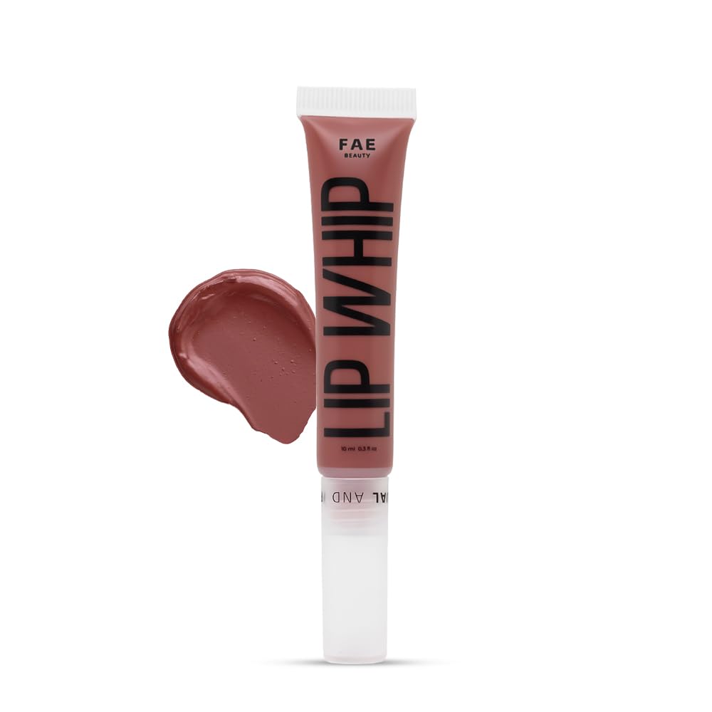Fae Beauty Lip Whip 12Hr Comfortable Matte Liquid Lipstick (10ml)|Long Wear|Non Drying|Soft Mousse Smudgeproof Formula|Vegan|With Moisture Lock Technology|Enriched with Vitamin E & Cherry Coffee-Screw