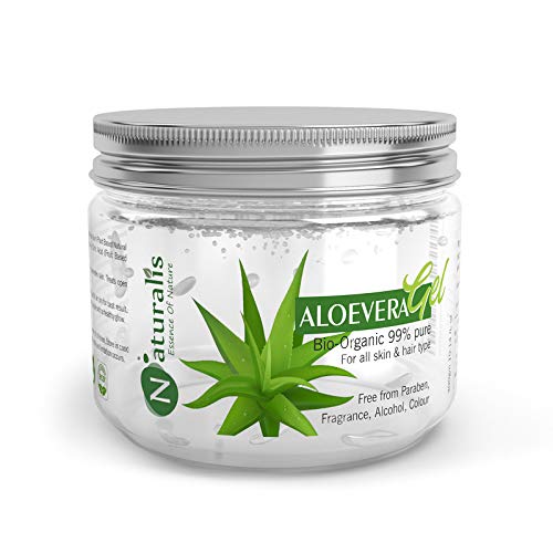 Naturalis Aloevera Gel for Face – Natural Aloe Vera Gel for Hydration, Nourishment, and Hair Care – Aloevera Gel for Skin & Hair that Soothes, 300g