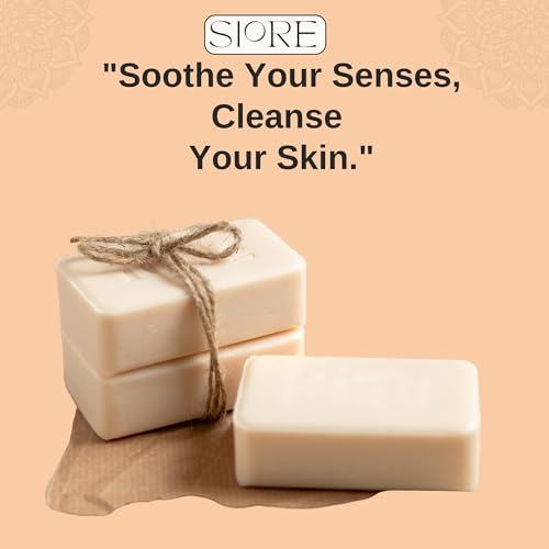 HarGhar Sandalwood & Saffron Bath Soap, 200g, Pack of 2, Handmade, Paraben Free