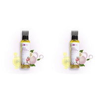 Plum Onion Hair Oil for Hair Fall and Regrowth with Bhringraj Oil, Curry Leaves and Alma Oil I Hair Growth Oil I For Women and Men | Paraben Free I 100ml (Pack of 2)