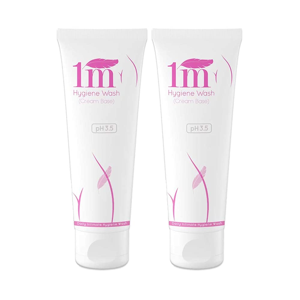 Ozone 1M Intimate Cream Wash - 100% Vegan Ph Balanced Hygiene 1M Intimate Wash With Tea Tree Oil & Sea Buckthorns - 100Ml | Paraben & Sulphate Free Intimate Wash - Pack Of 2