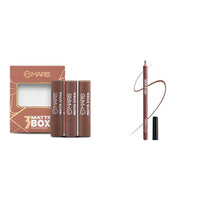 MARS Matte Box Set of 3 Lipsticks for Women (3x3.2 gm) (04-Brown) Matte Lip Liner | One Swipe Smooth Application | Long Lasting Lip Pencil (1.4gm) (11-SPICED CRANBERRY)