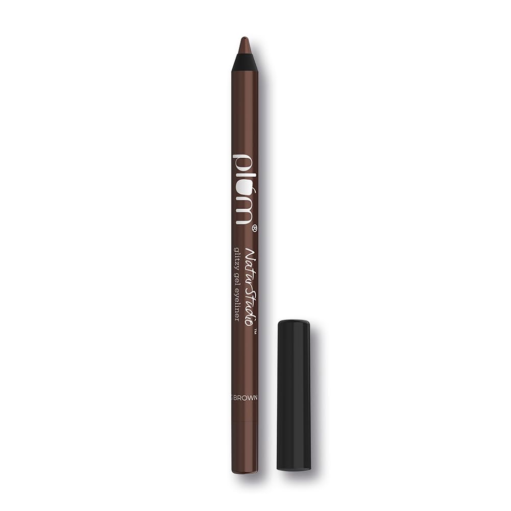 Plum Naturstudio Glitzy Gel Shimmery Eyeliner - 03 Dazzling Brown
