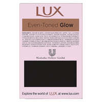 Lux Even-toned Glow Bathing Soap infused with Vitamin C & E |For Superior Glow|Buy 4 Get 1 Free|150g