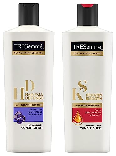 Tresemme Keratin Smooth Conditioner, 190Ml And Hair Fall Defense Conditioner, 190Ml