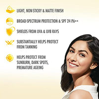 LAKMÉ Sun Expert, Spf 24 Pa++ Ultra Matte Sunscreen, 60Ml, Sun Protection With Vitamin B3, Blocks Upto 97% Of Harmful Uvb Rays, Lightweight, For Men & Women (Pack Of 2)|For All Skin Types
