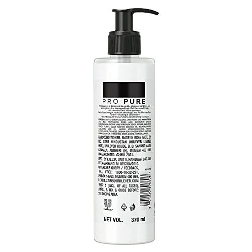 TRESemme Pro Pure Damage Recovery Conditioner For Damaged Hair, 370 Millilitre With Fermented Rice Water, Sulphate Free & Paraben Free (Jasmine)