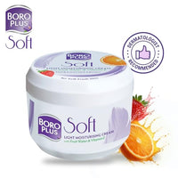 BoroPlus Soft Light Moisturising Cream|Light & Non-sticky|Provides 24 hour moisturisation | For Soft Fresh Skin 300 ml