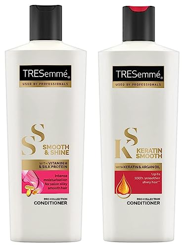 Tresemme Keratin Smooth Conditioner, 190Ml And Smooth And Shine Conditioner, 190Ml