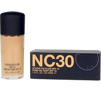 MACC Studio Fix Professional Waterproof oil-free Longlasting Liquid 24-hour colour-true foundation Matte Finish For Women, Girls 30ML - Shine-Free Liquid Foundation (NC-30)