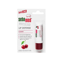 Sebamed Lip defense 4.8gm, Cherry | SPF 30 |Tinted Lip balm for Dry & Chapped lips with natual oil & Vitamin E | UV protection | Dermatologically tested (Pack of 2)
