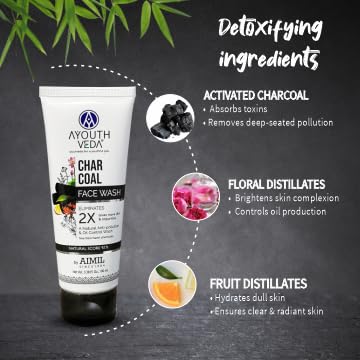 Ayouthved Charcoal Face wash 100g