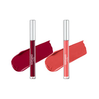 FLiCKA Tomato Liquid Matte Lipstick Transfer Proof, Smudge Proof, Non-Sticky, Creamy Lightweight Shade 5 & Shade 7 Combo