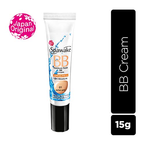 Spawake Face Serum Whitening Triple Care with Vitamin C for Smooth and Bright Skin 45ml + Moisture Fresh BB Cream #01 15ml, Combo Pack