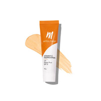MyGlamm Vitamin C Foundation - Oat (Light Warm) | Long Lasting, Medium To Full Coverage Foundation With SPF 15 With Hyaluronic Acid (30g)
