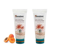 Himalaya Herbals Deep Cleansing apricot face wash 50ml (Pack of 2)