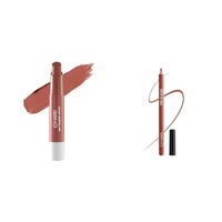 MARS Matte Super Stay Lipstick Waterproof Lipstick for Women (2.6 gm) (10-ROYALTY) Matte Lip Liner | One Swipe Smooth Application | Long Lasting Lip Pencil (1.4gm) (15-MUDDY BRICK)