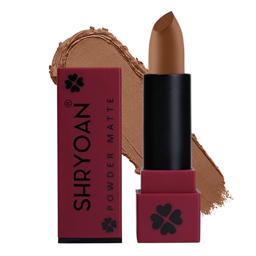 Shryoan Powder Matte Lipstick with Moisturizing and Hydrating Formula | For Every Day Use (3.2g) (Shade-05, Shade-05)