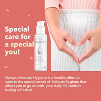 Namyaa Natural Lip Serum/Balm/Lightener/Moisturizer For Lip Lightening/Brightening/Toning/Moisturizing, 30 g And Namyaa Intimate Hygiene Wash For Men/Women With Tea Tree Extracts, 100 ml