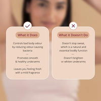 Carmesi Natural Underarm Roll On Deodorant for Women | 95% Natural + 5% Essential Ingredients | For Fresh Underarms All Day | No Alcohol & Aluminium | Sweet Summer | 50 ml