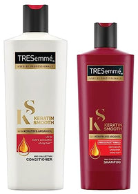 TRESemme Keratin Smooth Conditioner 190 ml, & Tresemme Keratin Smooth Shampoo, 185 ml