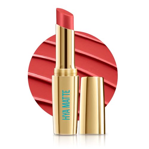 Lakmé 9to5 Lipstick, Hya Matte, with Hyaluronic Acid for hydrated lips, Reliable Red 3.6gm