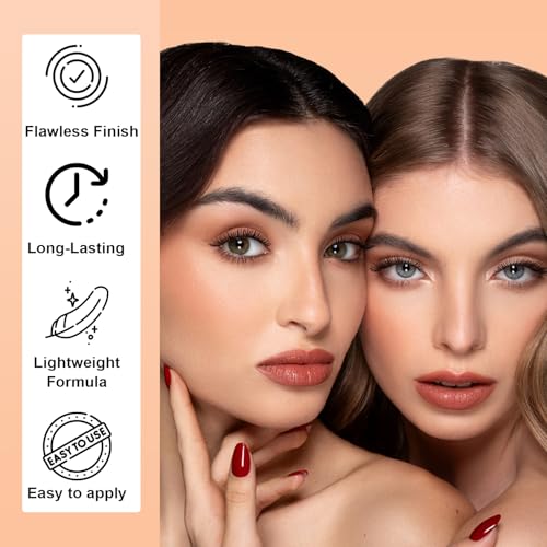 Lakyou Beauty High Coverage Liquid Concealers | Lightweight | Full Coverage | Smooth Finish | Long Lasting | Shade-01(White Ivory) | 5.5ml