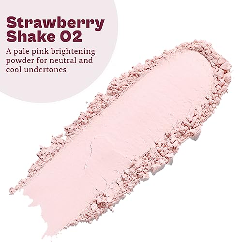 Typsy Beauty Hustle & Grind Setting Powder I Strawberry Shake I Unique In-built Powderizer for Zero Waste & Spilling I Packed with Hayalauronic Acid & Ceramides I Soft Pink Shade I Paraben Free | 4.5g