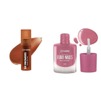 MARS Love Track Velvet Lip Tint (2.8ml) (SIX PROMISES) | Velvet Matte Finish EURO Nail Lacquer (6.0 ml) (Shade-14)