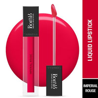 Born16 Tamaraa Liquid Lipstick – Imperial Rouge | Hydrated-Matte Finish with SPF | Waterproof, Transfer-Proof, 24-Hour Wear | Vegan & Non-Drying with Shea Butter, 4ml