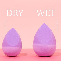 TYPSY BEAUTY Dip and Dab Makeup Sponge Blender | Dual-Sided Silicone and Foam Puff | Latex-Free, Soft, Durable | Face Blender for Foundation, Concealer, Powder | Compact Puff for Women
