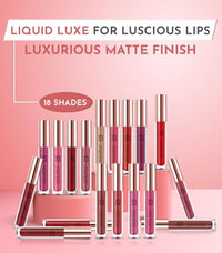 Lakyou Beauty Color Infision Non-Transfer Liquid Lipstick (pack of 2) ((Crimson - Brunch Nude))