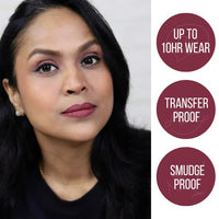 MyHues Comfort Matte Liquid Lipstick Muted Berry Pink (Gulkand) 5ml, Non-Drying Matte Finish | Transferproof Lipstick