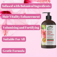 Vineroots Hair Conditioner with Hibiscus, Basil & Tridax | For Deep Conditioning, Smoothness & Shine | Sulfate & Paraben-Free | 200ml | Get a Free Neem Comb