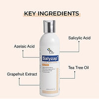 Fixderma Salyzap 2% Salicylic Acid Body Wash For Acne | Exfoliating Bodywash | Anti Acne Body Wash on Back & Arms for Acne Prone Skin | Helps in Control Brekouts, Unclogs Pores - 200ml