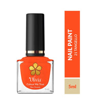 Olivia Nail Paint for Glossy Finish - 5ml (21 Tangelo)
