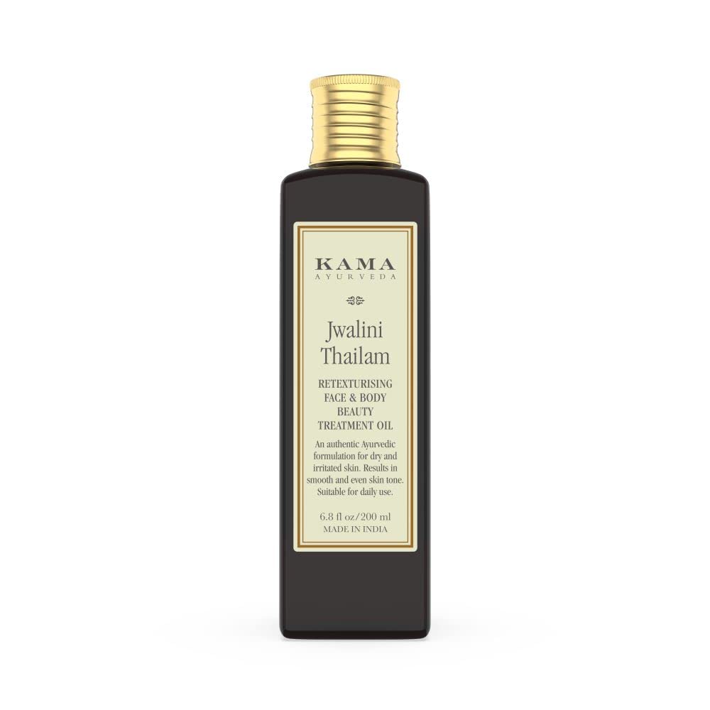 Kama Ayurveda Jwalini Retexturising Skin Treatment Oil, 200ml (Face Oil)